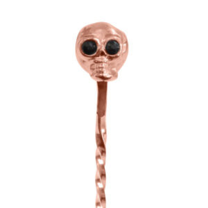skullmini1 Skull Bar Spoon Copper 33cm